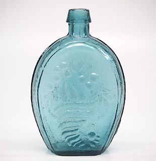 Pattern-molded Cornucopia flask