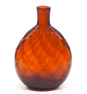 Pattern-molded flask
