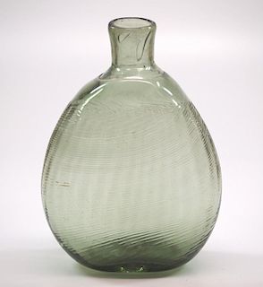 Pattern-molded Pitkin-type flask
