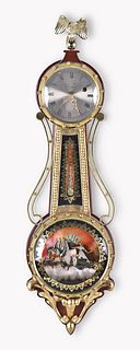 C.E. Beacham Miniature girandole Timepiece
