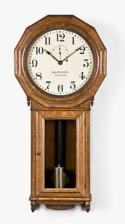 Seth Thomas Clock Co. Regulator No. 3 hanging clock for Ball Watch Co.
