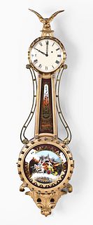 Girandole reproduction banjo hanging clock