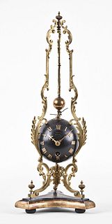 A late 19th century conical pendulum timepiece by Guilmet
