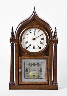 Brewster & Ingrahams Ogee Gothic shelf clock