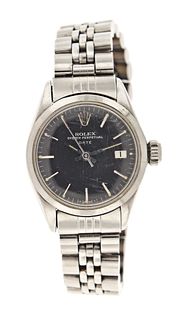 A lady's Rolex ref. 6516 Oyster Perpetual Date wrist watch