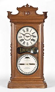 Ithaca Index Calendar Clock