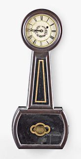 J. Polsey Boston No. 5 Regulator Hanging Banjo Clock