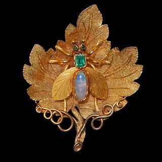 VICTORIAN INSECT BROOCH