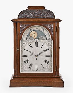 A very rare large bracket clock chiming quarters on eight tubes by Winterhalder & Hofmeier