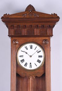 New Haven Clock Co. Hanging Jeweler's Regulator No. 10