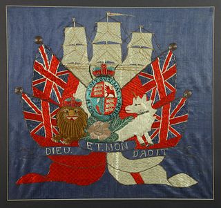 British Woolie "Dieu Et Mon Droit", 19th Century