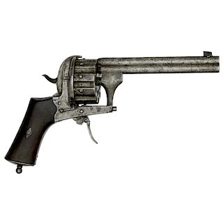 Twenty-Shot Pinfire Double Action Revolver
