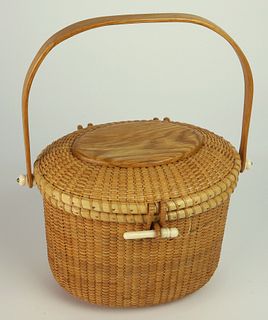 William Reese Nantucket Friendship Basket, circaÂ  1991