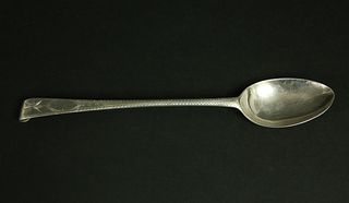 Irish George III Sterling Silver Platter Spoon, Dublin, 18th Century