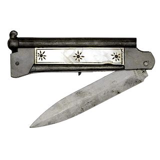 French Percussion Knife Pistol