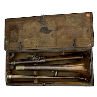 18th Century Fitzgerald's Patent Signal Trumpet, by Thomas Clio Rickman