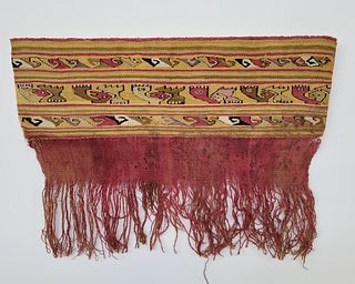 Antique Woven Caucasian Tribal Tent Trapping Embroidery
