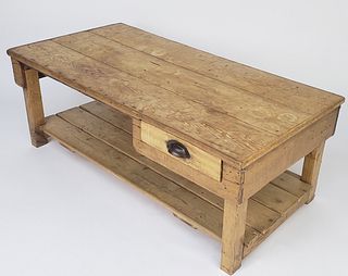 Vintage Pine Rectangular Coffee Table