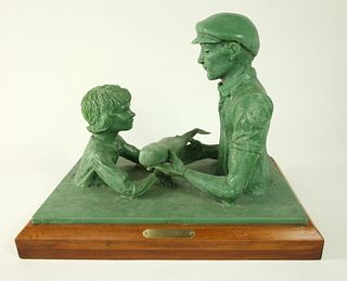Jack Allen Resin Sculpture "The Story"