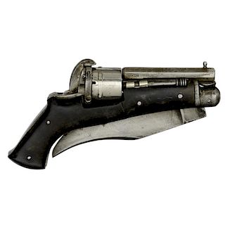 Pinfire Knife Revolver