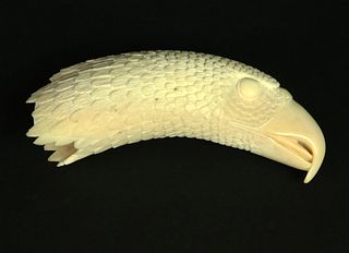 Antique Carved "Eagle Head" Tooth