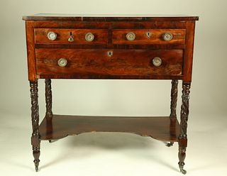 American Federal Carved Mahogany Server, 19th Century