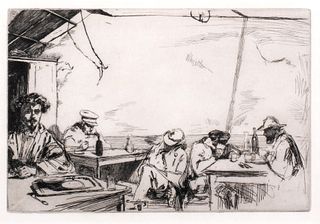 James Abbott McNeill Whistler (1834-1903) Soupe a Trois Sous, 1859