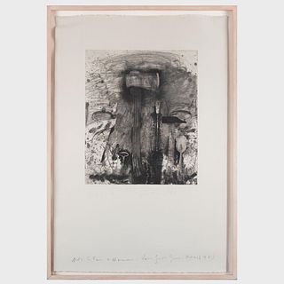 Jim Dine (b. 1935): The New French Tools 4--Roussillon, from New French Tools
