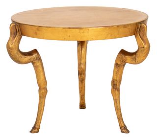 Italian Neoclassical Style Goat Leg Center Table