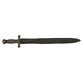 Confederate Foot Artillery Sword, Unknown Maker