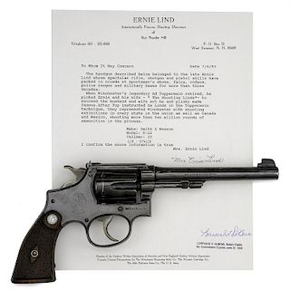 **Smith & Wesson K-22 Revolver, Owned by Ernie Lind