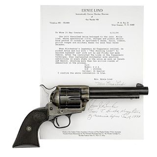 **Ernie Lind Owned Colt Single Action Army Revolver