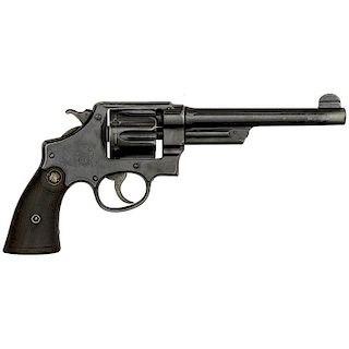 **Law Enforcement Legend Tom Threepersons' Smith & Wesson First Model Hand Ejector Triplelock Revolver