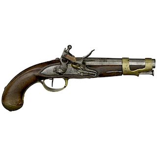 Model An VIII Single-Shot Flintlock Pistol