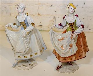 * Two Rosenthal Porcelain Figures. Height of taller 8 1/2 inches.