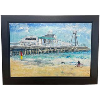 "BOURNEMOUTH PIER" OIL PAINTING