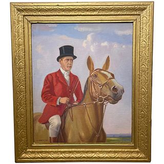 PORTRAIT OF KING EDWARD VII OIL PAINTING