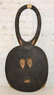 * A Baule Style Mask. Length 39 inches.