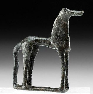 Greek Geometric Bronze Horse 