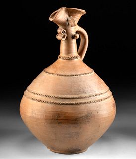 Huge / Rare 5th C. Marlik Pottery Pitcher, TL Tested