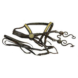 Early Dragoon Officer's Brigadoon Pattern Double Bridle ca. 1840