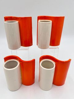Group of Japanese Art Deco/Modernist Ceramic Vases