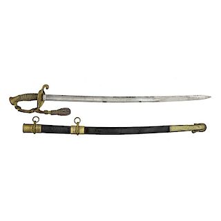 Model 1852 Navy Officer's Sword by Ames