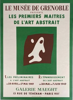 Galerie Maeght Exhibition Poster, Musee de Grenoble