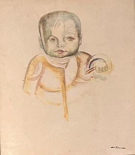 William Sommer Drawing, Portrait of a Boy
