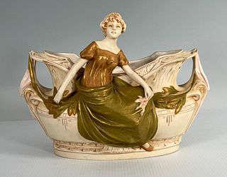 Royal Dux Figural Centerpiece