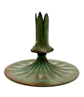 Louis C. Tiffany Furnaces Bronze Vase Holder