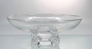 Steuben Colorless Glass Centerbowl