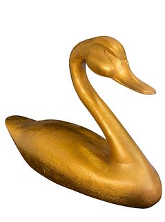 Mid Century After MAITLAND SMITH Golden Swan Figure #1