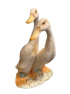 KAISER Bisque Germany Porcelain Geese Figure